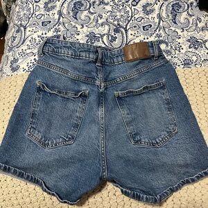 Zara Classic Blue Jean Shorts